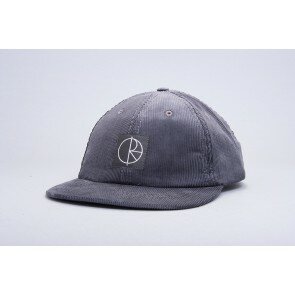 CORD 6 PANEL PATCH LOGO - DARK GREY
